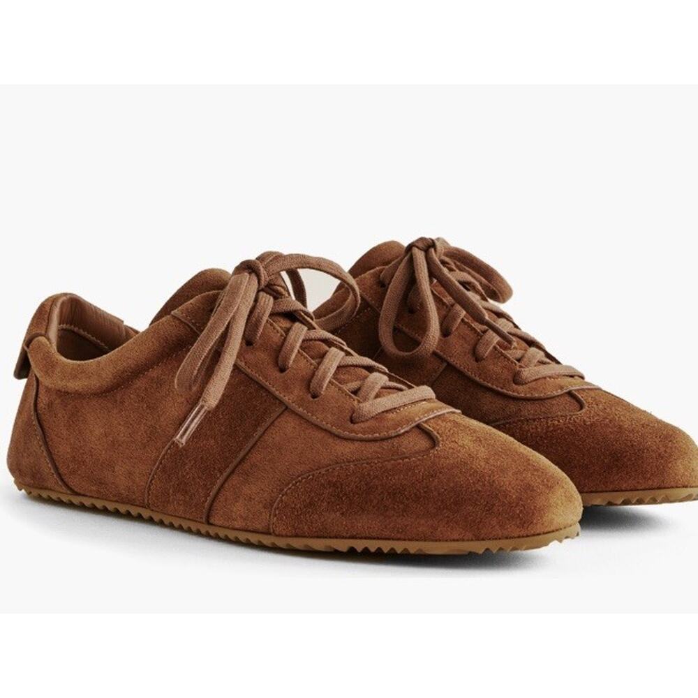 Reformation Brown Suede Sneakers